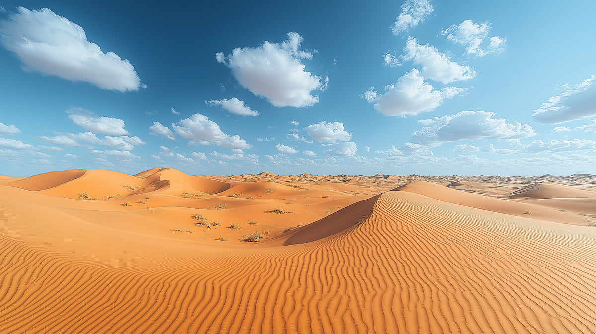 Desert Storm Horizon Mural Wallpaper | Dramatic Natural Decoration