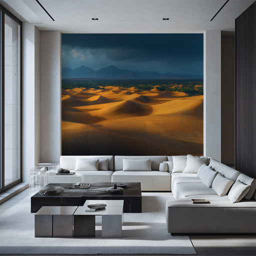 Desert Oasis Dream Mural Wallpaper | Exotic Tranquil Decoration