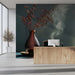Steamy Vase Bedroom Mural Wallpaper | Relaxing Artistic Decoration
