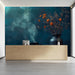 Floral Office Mural Wallpaper | Calm Creative Decoration