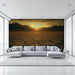 Desert Sunset Living Room Mural Wallpaper | Warm Inviting Decoration