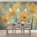 Daffodil Dining Mural Wallpaper | Elegant Fresh Decoration