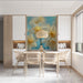 Daffodil Dining Mural Wallpaper | Elegant Fresh Decoration