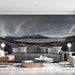Mountain Lake Living Room Mural Wallpaper | Grand Tranquility Decoration
