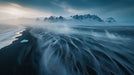 Arctic Dunes Bedroom Mural Wallpaper | Serene Cool Decoration