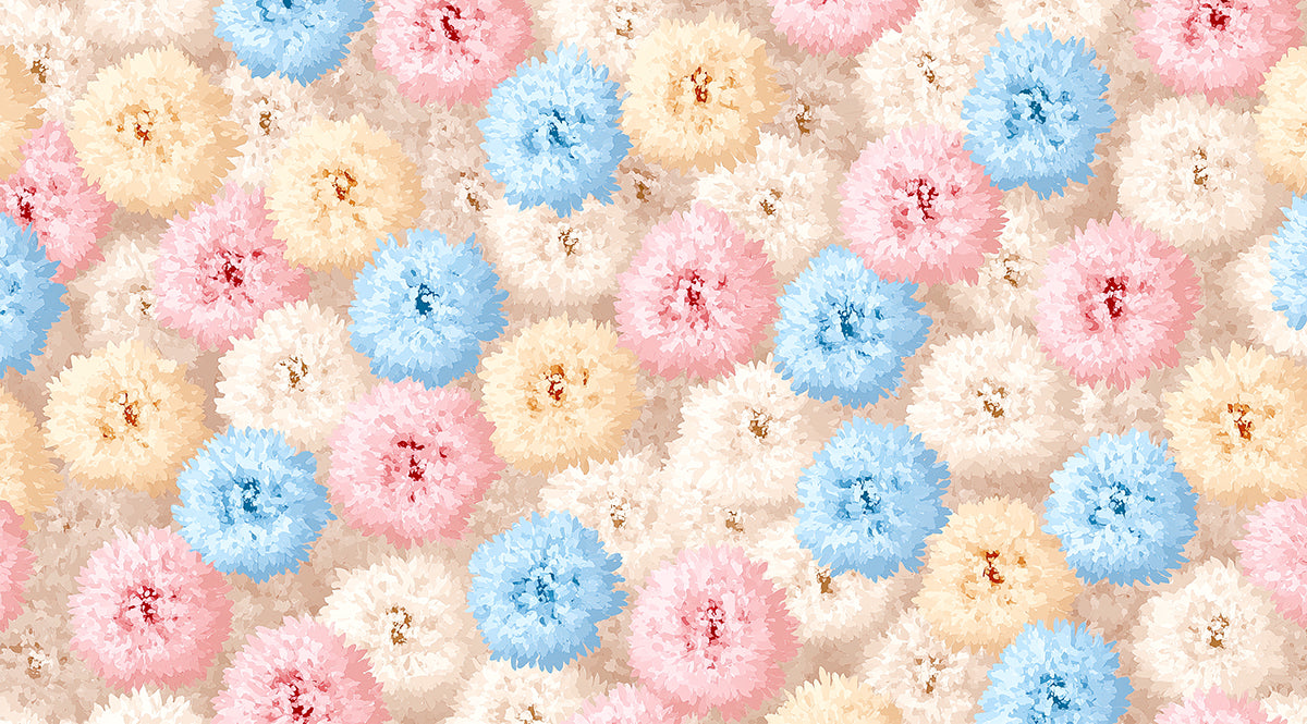 Multicolor Floral Bedroom Mural Wallpaper | Cheerful Lively Decoration