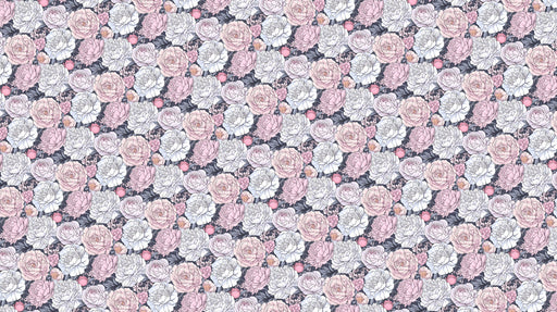 Large - scale Floral Art - Deco Elegant Wallpaper for Lounges
