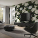 Abstract Botanical Modern & Dynamic Wallpaper for Living Rooms