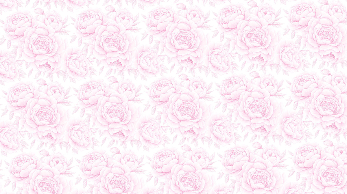  Soft Pink Floral Dreamy & Serene Wallpaper for Home Offices or Study