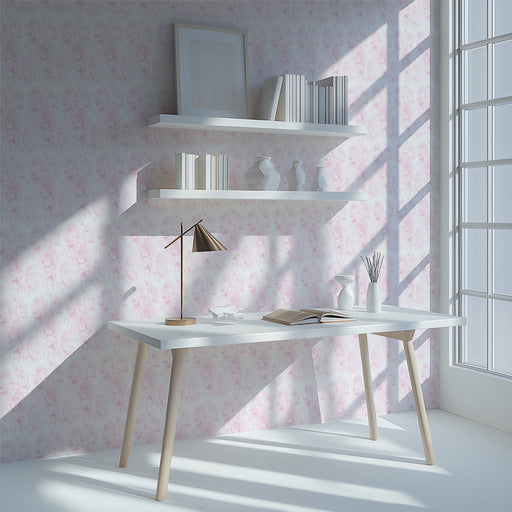  Soft Pink Floral Dreamy & Serene Wallpaper for Home Offices or Study
