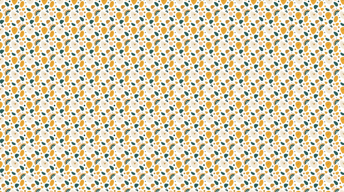 Playful Geometric - Character Whimsical Wallpaper for Children's Rooms
