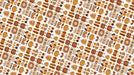 Retro - Inspired Geometric Earthy Wallpaper for Cafes or Retro - Kid's Spaces