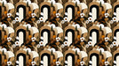 Art Deco - Inspired Arch & Floral Wallpaper for Dining Rooms or Entryways