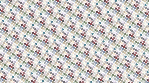 Multicolored Dots Geometric Pattern- Vivid Wallpaper for Restaurants or Cafes