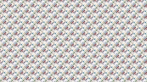 Multicolored Dots Geometric Pattern- Vivid Wallpaper for Restaurants or Cafes