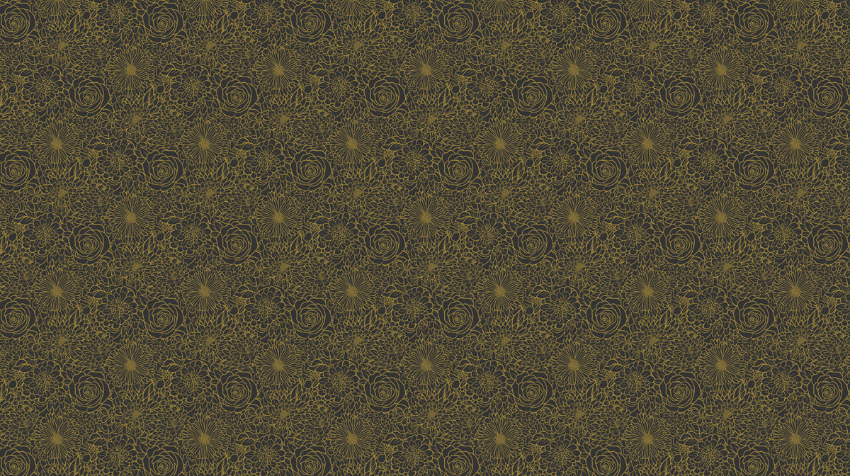 Olive Green Ornate - Luxurious Wallpaper for Living Rooms or Lounges