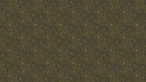 Olive Green Ornate - Luxurious Wallpaper for Living Rooms or Lounges