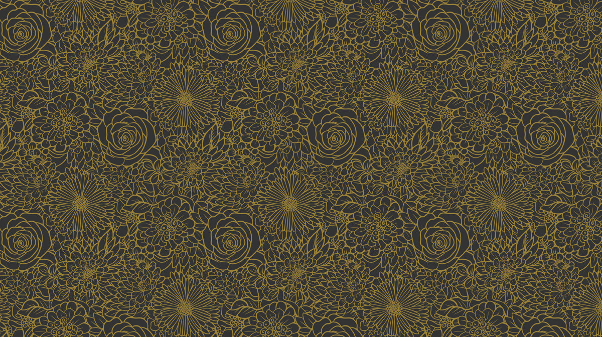 Olive Green Ornate - Luxurious Wallpaper for Living Rooms or Lounges