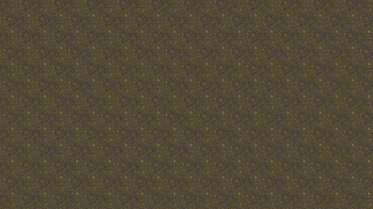 Olive Green Ornate - Luxurious Wallpaper for Living Rooms or Lounges