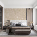 Beige Floral Pattern- Elegant Wallpaper for Bedrooms