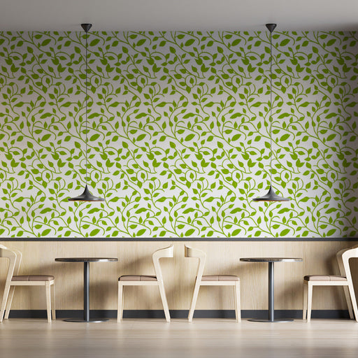 Green Vine - Fresh Wallpaper for Cafes or Breakfast Nooks