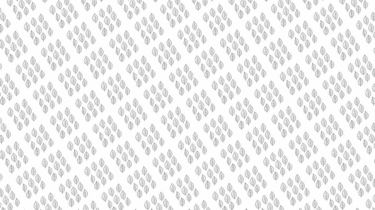 Gray Leaf - Minimalist Wallpaper for Study Room