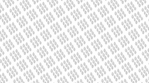 Gray Leaf - Minimalist Wallpaper for Study Room