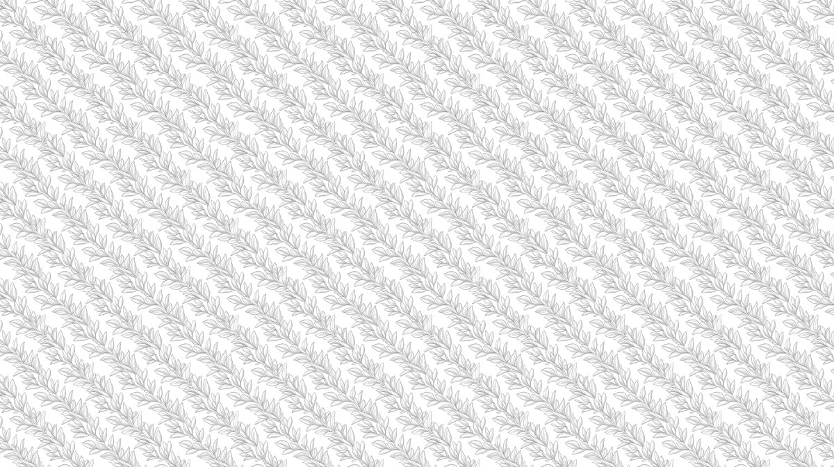 Silver Foliage - Modern Wallpaper for Study Room or Studios