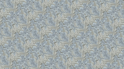 Blue - Gray Fern - Luxurious Wallpaper for Living Rooms