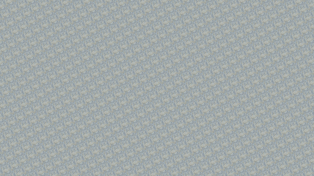 Blue - Gray Fern - Luxurious Wallpaper for Living Rooms