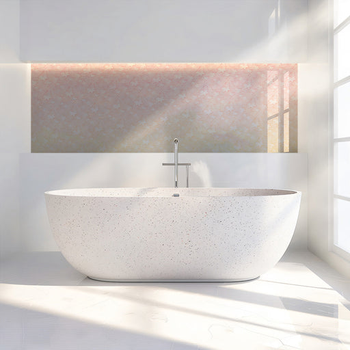 Soft Gradient Floral - Tranquil Wallpaper for Bathrooms