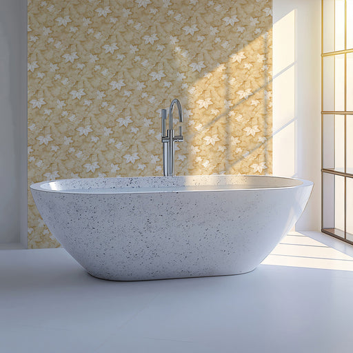 Soft Gradient Floral - Tranquil Wallpaper for Bathrooms
