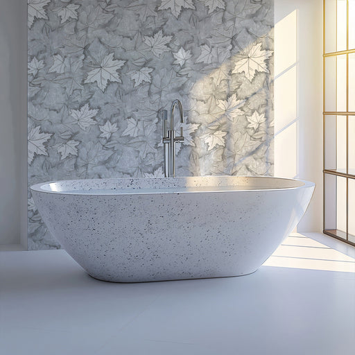 Soft Gradient Floral - Tranquil Wallpaper for Bathrooms