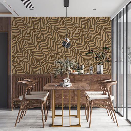  Earthy Palm Pattern - Exotic Wallpaper for any type of Rooms