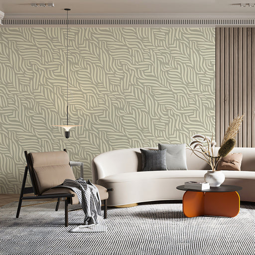  Earthy Palm Pattern - Exotic Wallpaper for any type of Rooms