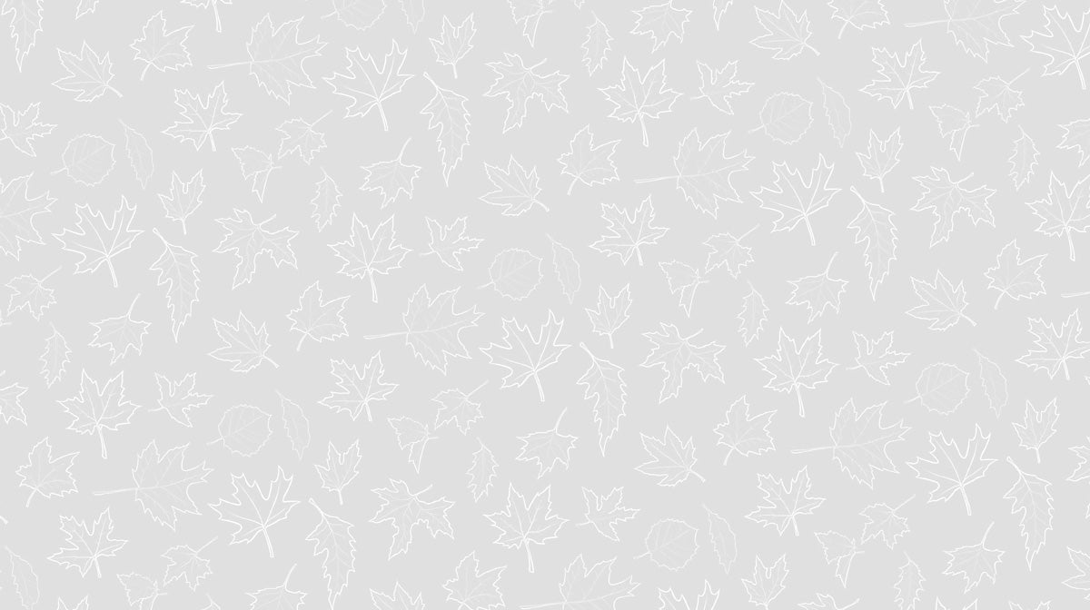 Gray Maple Leaf Pattern - Modern Wallpaper for Bedrooms