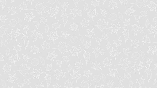 Gray Maple Leaf Pattern - Modern Wallpaper for Bedrooms