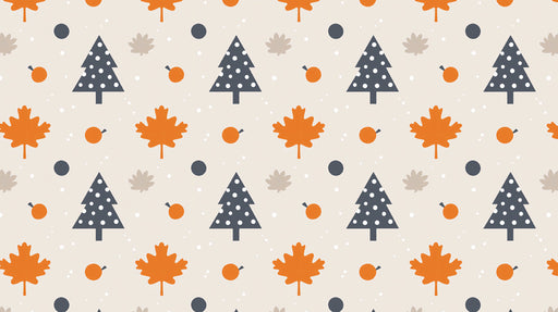 Autumn - Inspired Geometric - Leaf Wallpaper for Dining Rooms