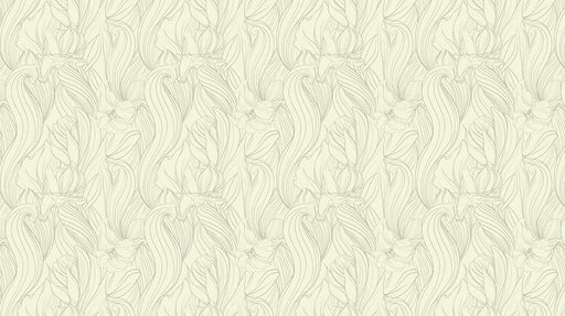 Beige Floral Pattern- Elegant & Subtle Wallpaper for Any Room