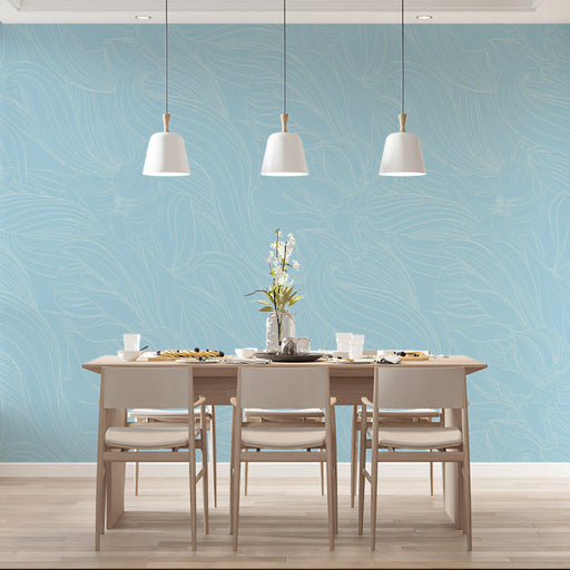 Beige Floral Pattern- Elegant & Subtle Wallpaper for Any Room