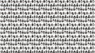 Black - and - White Animal Pattern- Whimsical Wallpaper for Children's Rooms