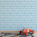 Black - and - White Animal Pattern- Whimsical Wallpaper for Children's Rooms