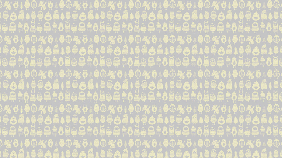 Black - and - White Animal Pattern- Whimsical Wallpaper for Children's Rooms
