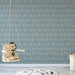 Black - and - White Animal Pattern- Whimsical Wallpaper for Children's Rooms