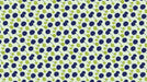 Blue & Green Floral Pattern - Contemporary Wallpaper for Living Rooms