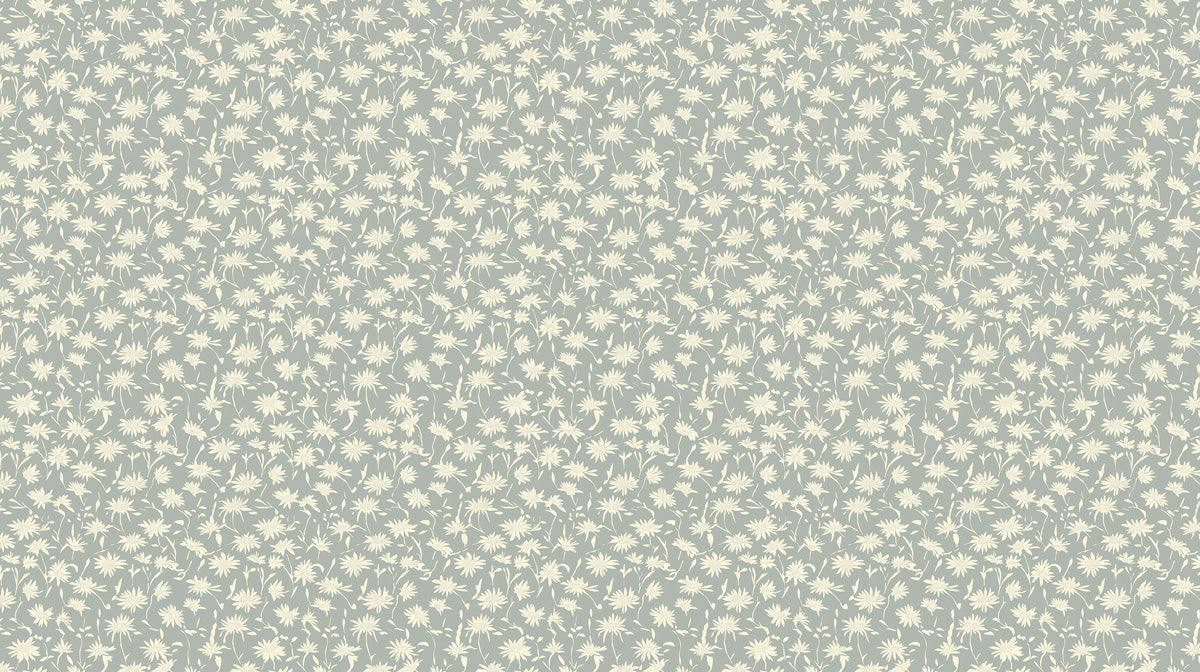 Light Green Daisy Pattern- Fresh & Calm Wallpaper for Bedrooms