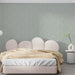 Light Blue & White Wildflower Pattern - Airy Wallpaper for Any room