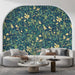 Green & Gold Subtle - Floral Pattern Wallpaper for Bedrooms