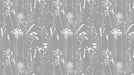 Gray & White Grass Pattern- Inspired - Modern Wallpaper for Living Rooms