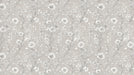 Light Gray & White Daisy Pattern - Subtle Wallpaper for Living Rooms